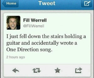funny twitter quotes, one direction song