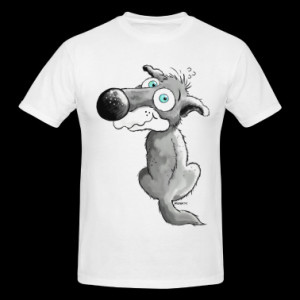 Little Wolf - Wolves - Dog - Cartoon T-Shirts