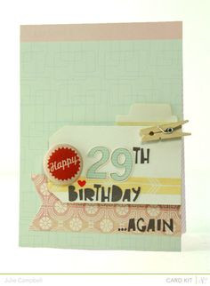 ... card inspir calico kit birthdays calico juli card craze 29th birthday