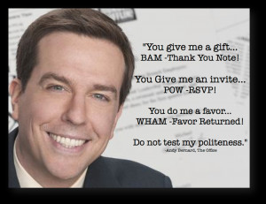Andy Bernard The Office Quotes