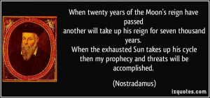 nostradamus quotes