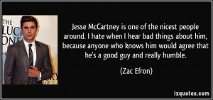 McCartney is one of the nicest people around. I hate when I hear bad ...