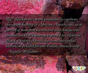 Hickman's work poignantly captures the social