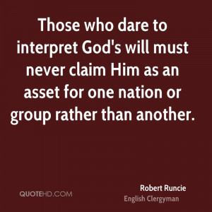 Robert Runcie Quotes