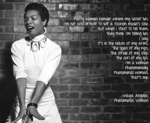 Maya Angelou Quotes Phenomenal Woman Maya Angelou quote