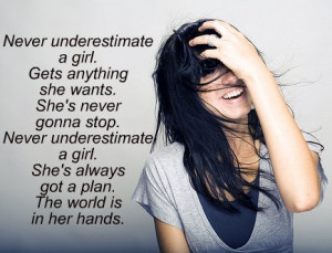 never underestimate a girl #vanessa hudgens #lyrics #quote