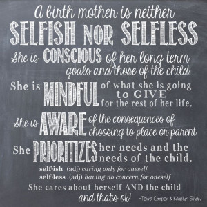 birth and adoptive mother we think this explains why birth mothers ...
