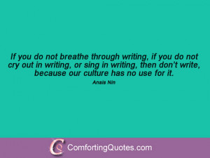 Sayings By Anais Nin
