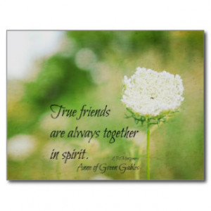 True Friends Anne of Green Gables Post Cards