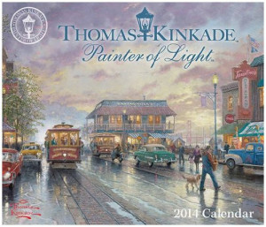 Thomas Kinkade Painter of Light - 2014 Day-to-Day Calendar