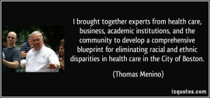 brought together experts from health care, business, academic ...