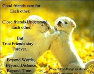 ... time and distance can never break a true friendship like and share