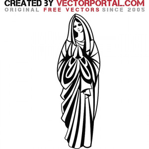 Mary Mother of God Clip Art