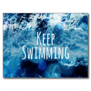 Swim Quotes Postcards