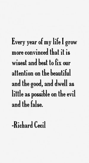 Richard Cecil Quotes & Sayings