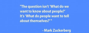 Mark Zuckerberg Quote...