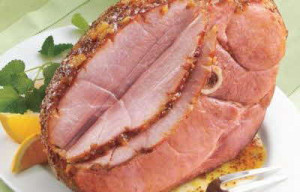 HAM GLAZED with RUM and MUSTARD