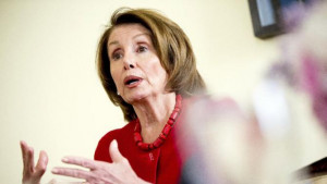 House Minority Leader Nancy Pelosi of Calif., speaks to the Associated ...