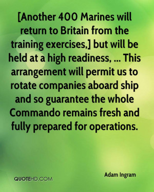 Another 400 Marines will return to Britain from the training ...