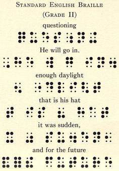 braille, grade 2.