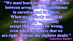 Arrogance And Confidence