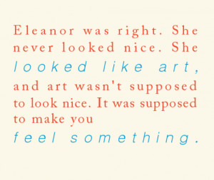 Eleanor and Park Rainbow Rowell Quotes
