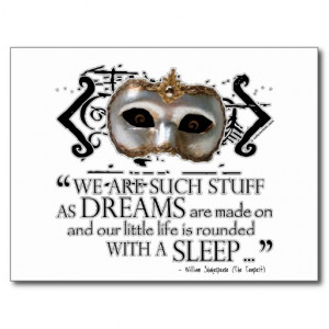 The Tempest Quote Postcards