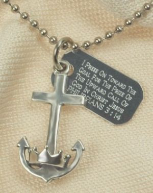 Anchor Cross Necklace for $26.96