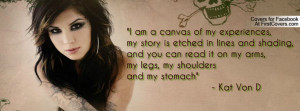 Kat Von D Quotes Profile Facebook Covers