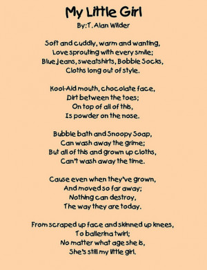 Happy Birthday To My Beautiful Daughter Poems Happy Birthday Little