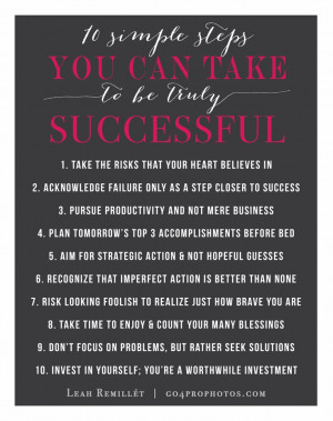 10 Rules that Lead to True Success