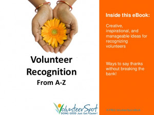 Volunteer Recognition from A To Z