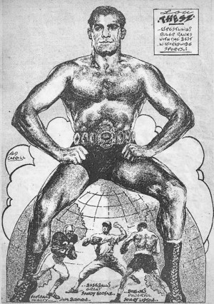 Andre The Giant battle royal publicity flyer