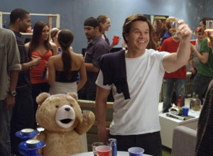 Crass and cuddy: John (Mark Wahlberg) and his foul-mouthed teddy bear ...