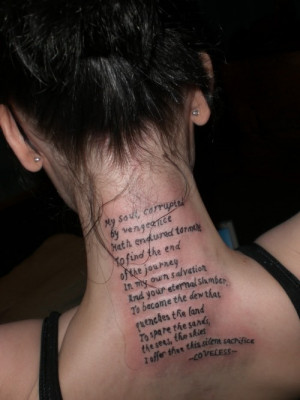 This entry was tagged Quotes Tattoo for Women . Bookmark the permalink ...