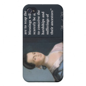 Abigail Adams Posterity Quote iPhone 4 Case