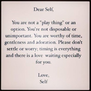dear self