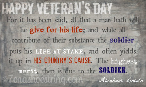 Happy Veteran’s Day 2012