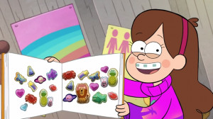 Mabel's sticker book