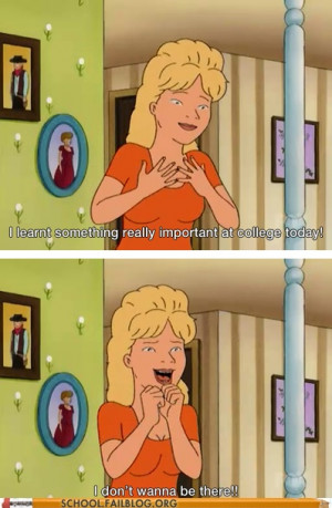 King of the Hill: favorite Luanne quote
