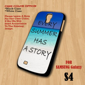 Summer Quote Ocean Beach - Samsung Galaxy S4 i9500 Case Cover