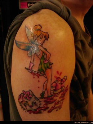 Tinkerbell Thrives on Hello Kitty Blood 1 of 12