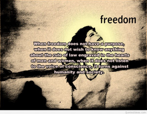Freedom quotes with wallpapers images