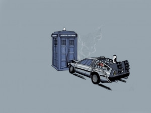Cars Tardis Vector Delorean Back To The Future Time Travel Doctor Who