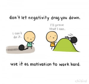 Dont let negativity drag you down