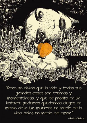 Pedro Salinas (I don't know what this says but the picture is so ...