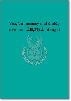 Legal Drugs Funny Birthday Card Nobleworks
