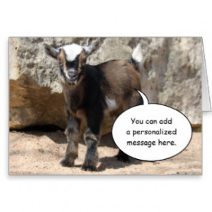 Funny Goat Sayings Cards Photo Card Templates Invitations And More