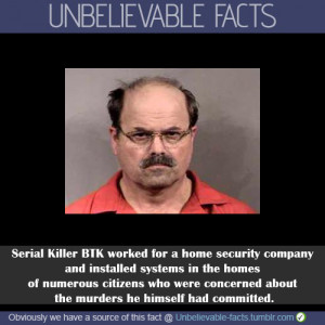 Serial Killer BTK worked for a home security company and installed ...