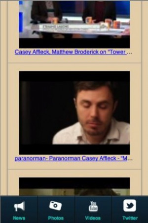 fan made app for fans of the movie star - Casey Affleck. Everything ...